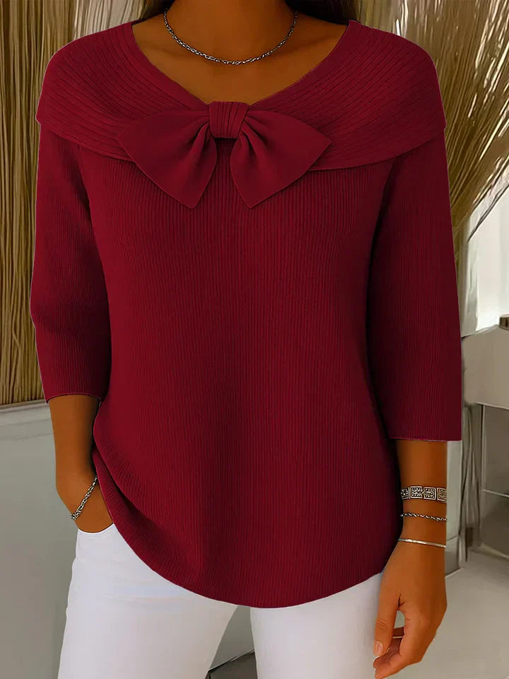 FLEUR | Elegante Bluse mit Schleife und Perfektem Sitz