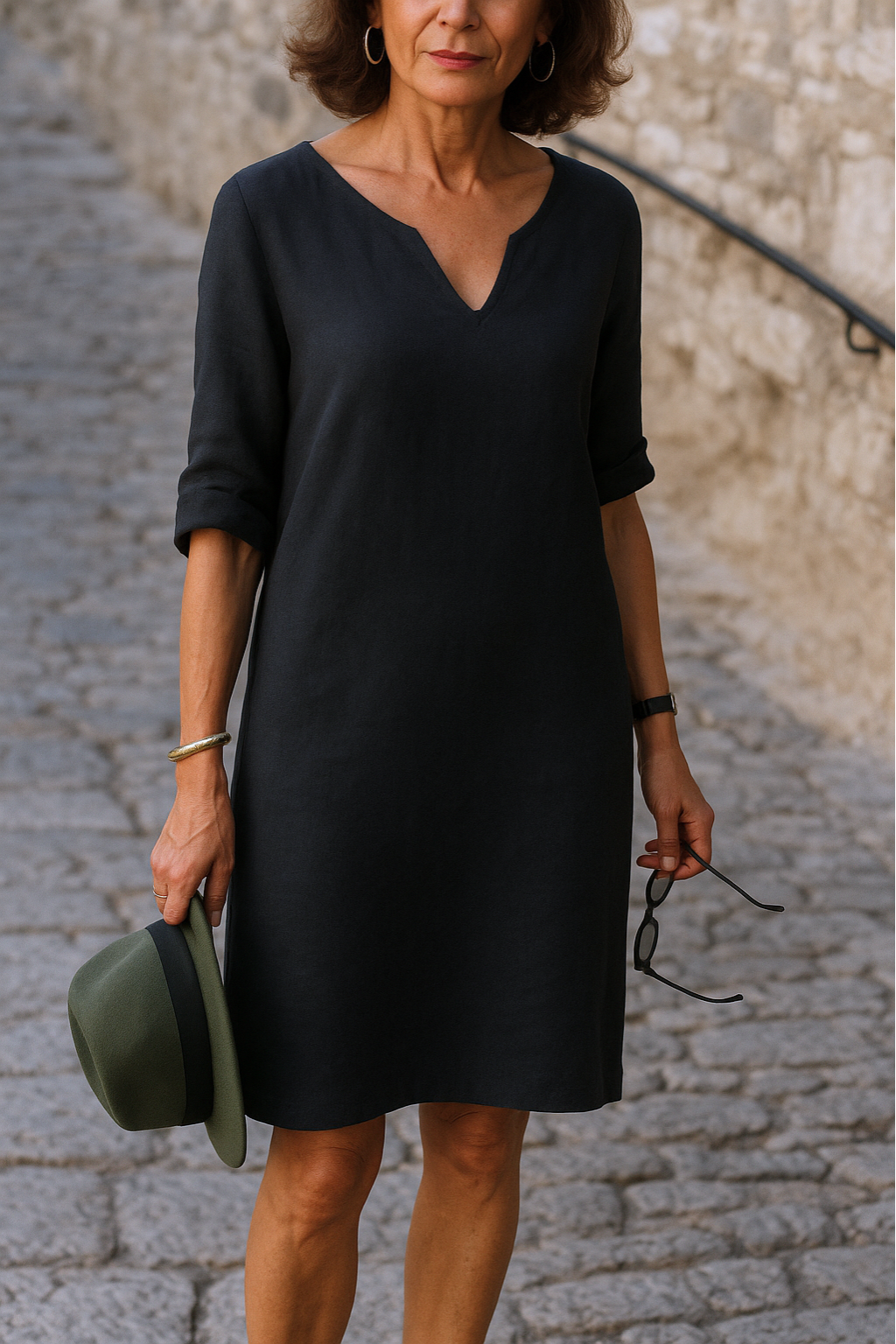 OLIVIE - ELEGANTE LEINENKLEID
