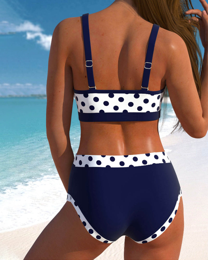 Lisbet | Eleganter und Verspielter Bikini Patchwork