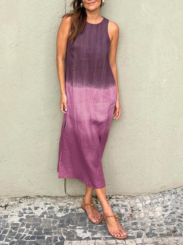AMALIA | Lange Kleid mit natürlichem Stil und umarmendem Komfort für jeden Anlass