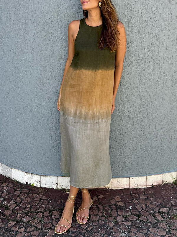 AMALIA | Lange Kleid mit natürlichem Stil und umarmendem Komfort für jeden Anlass