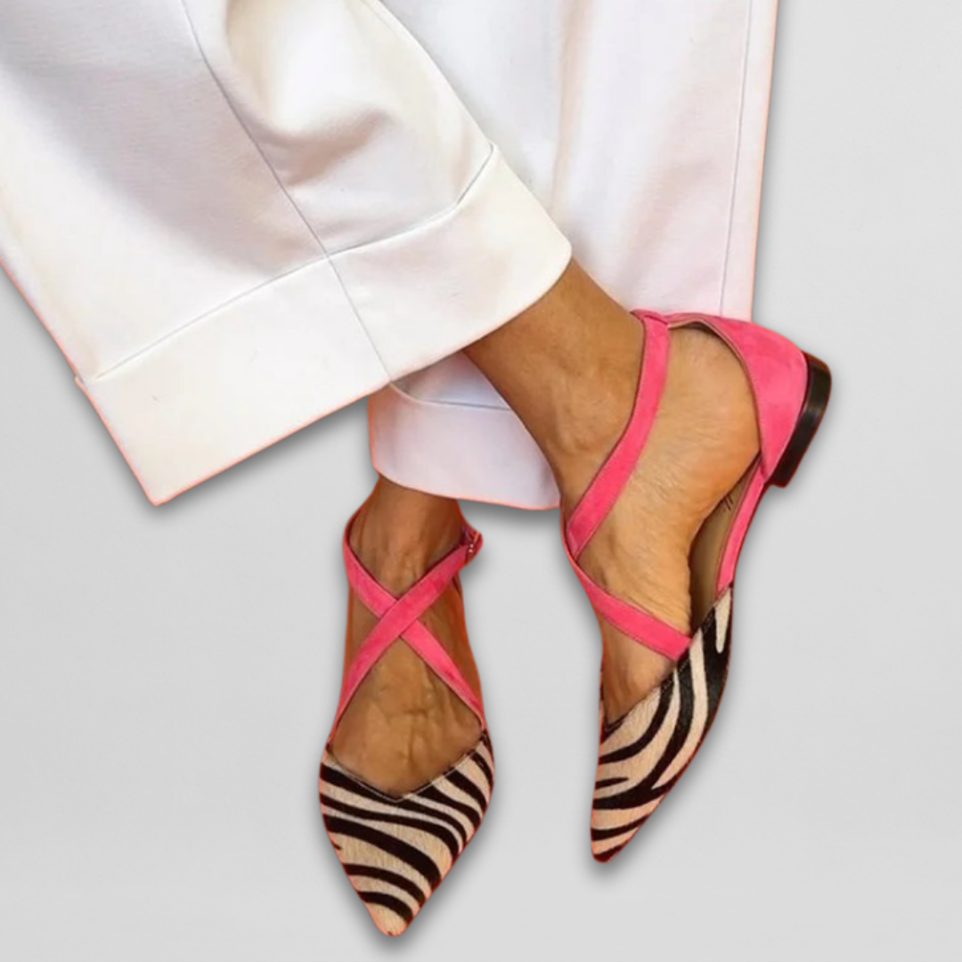 Elisa™ | Ballerina mit Riemchen