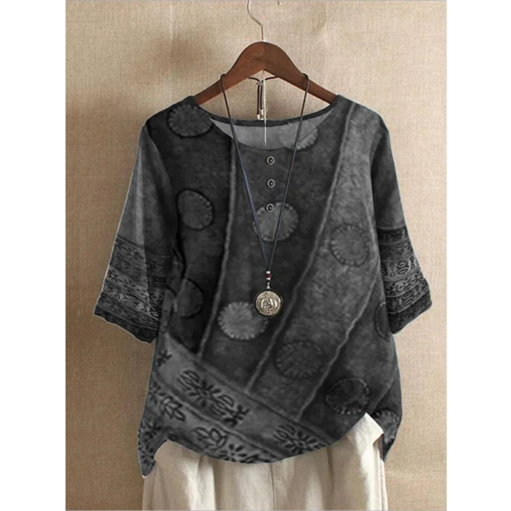 Valarie - Bohemian Bunte Bluse