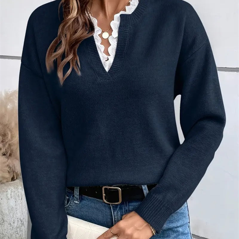 FLEUR | Eleganter Pullover mit Bequemer Passform und Vielseitigem Stil
