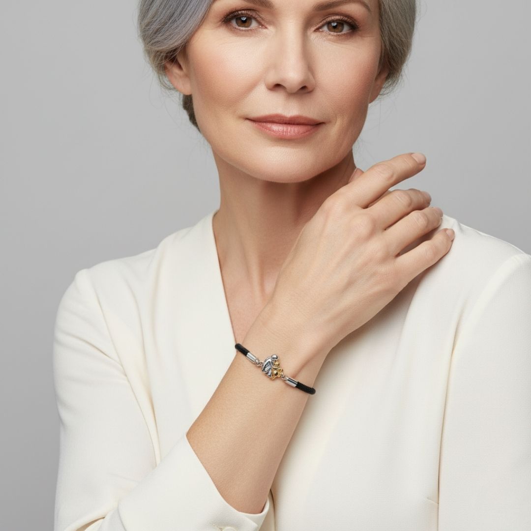 katy™ - Armband mit Kordel und Hundeikone