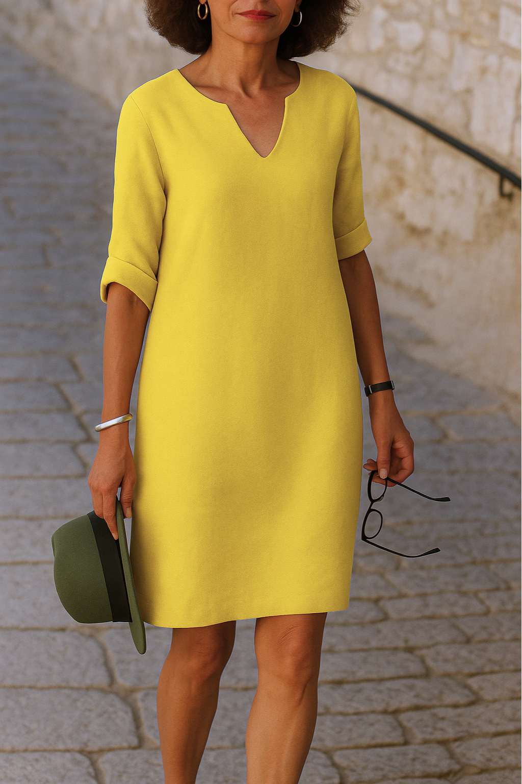 OLIVIE - ELEGANTE LEINENKLEID
