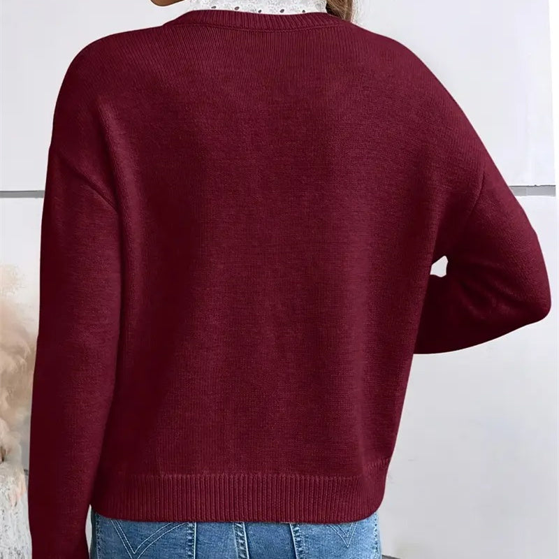 FLEUR | Eleganter Pullover mit Bequemer Passform und Vielseitigem Stil