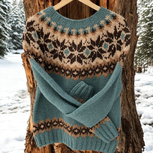 Lydia – Warmer Pullover mit klassischen Winterdetails