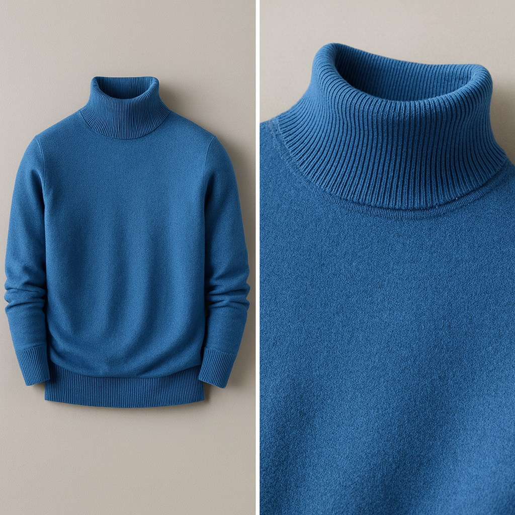 SCHWESTERN STIL | HOHER KRAGEN PULLOVER FÜR HERREN