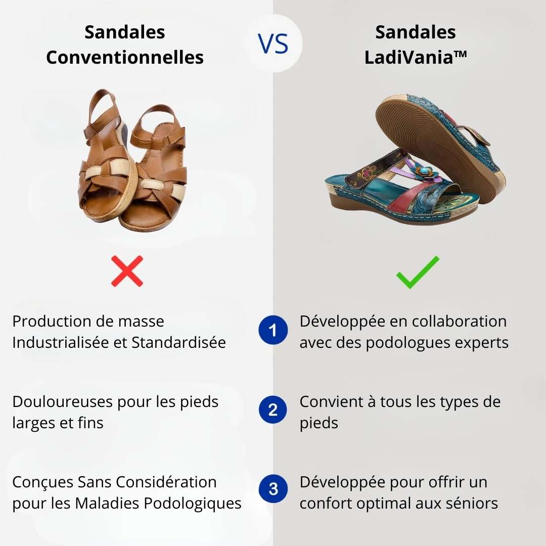 Bequeme und trendige Sandalen LadiVania