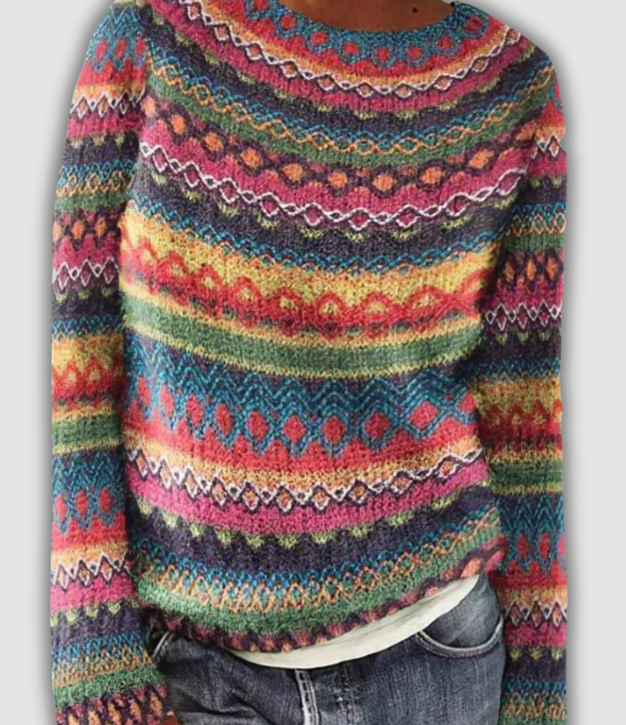 Schwestern Stil™ – Retro Dalia Pullover