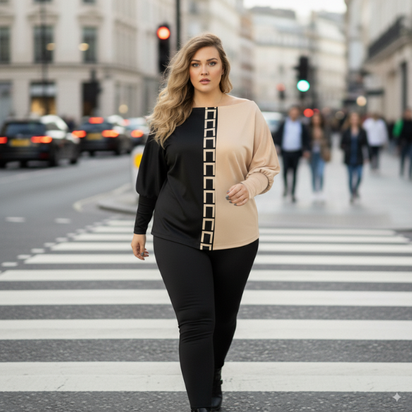 LUNACHIC - SET AUS MODETRENDIGEM PULLOVER UND HOSE