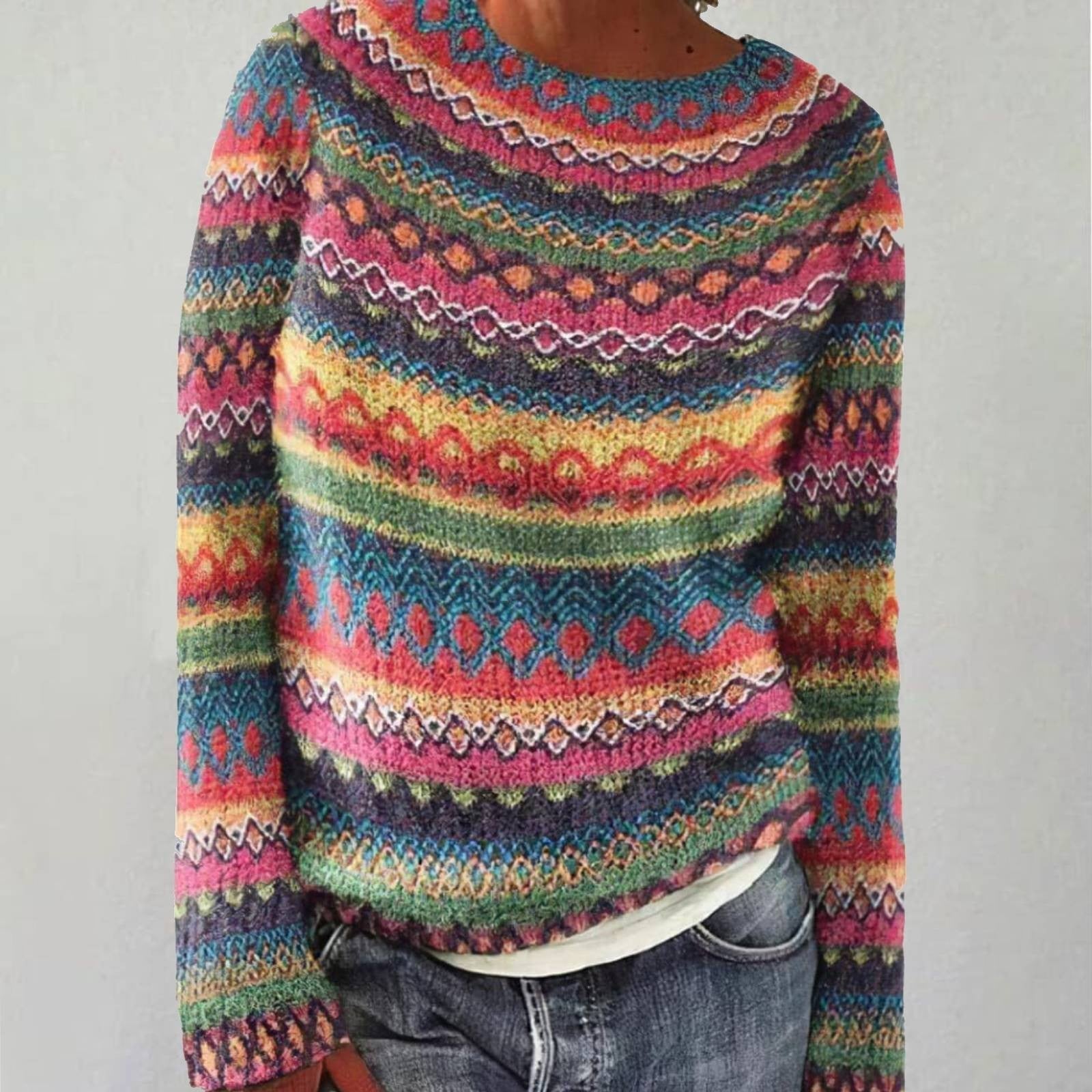 Emma™ - Retro Kuschelpullover
