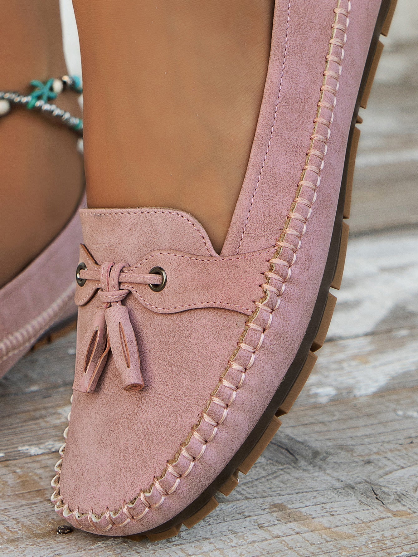 Ulyssa - Damen Loafers mit Schleifendetail und flexibler Sohle