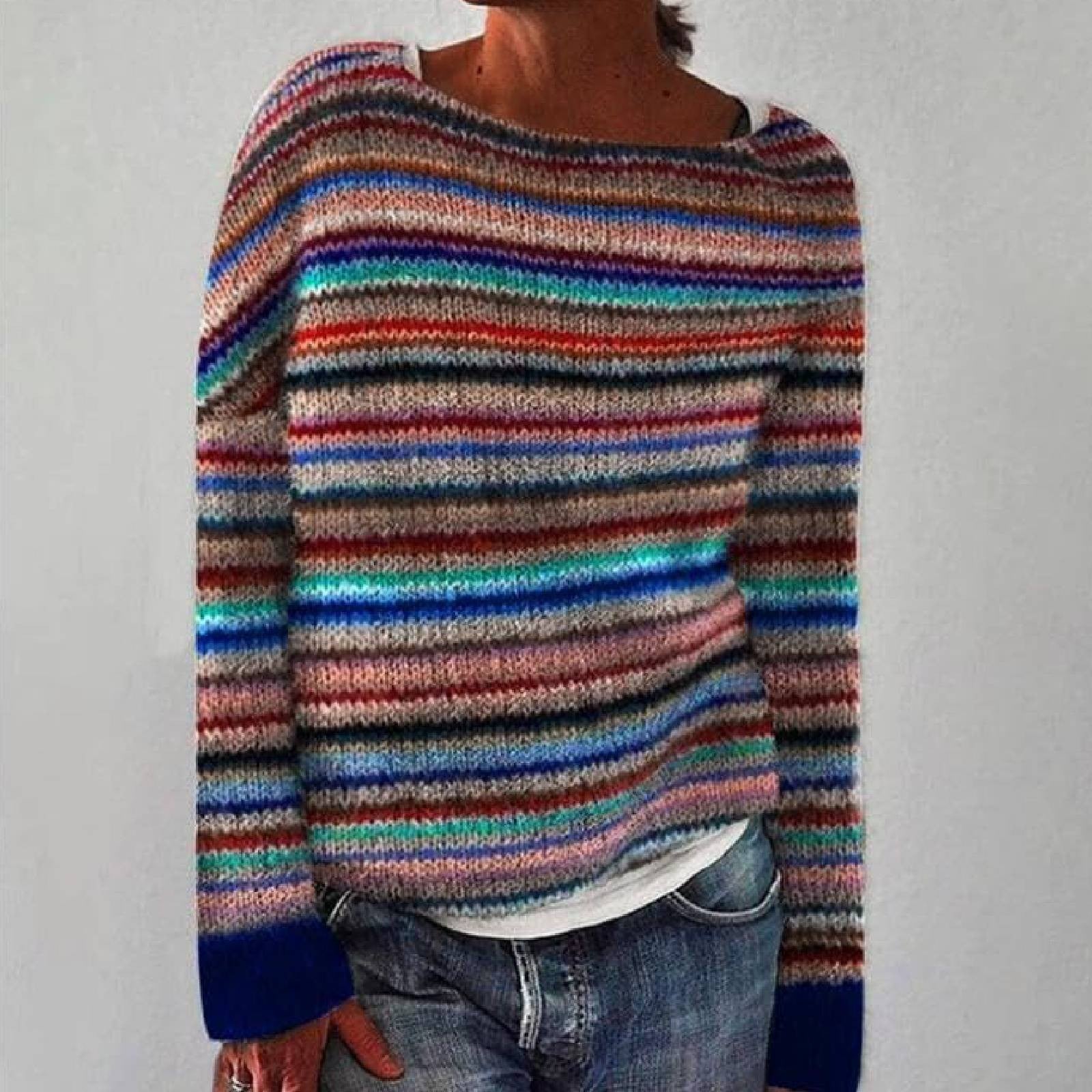 Ella™ - Retro Knus Strickpullover