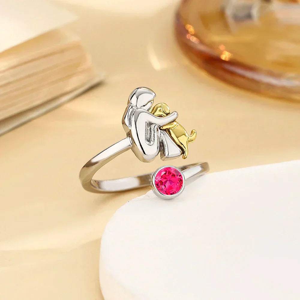 Roos™ - Ring mit Hundenicoon