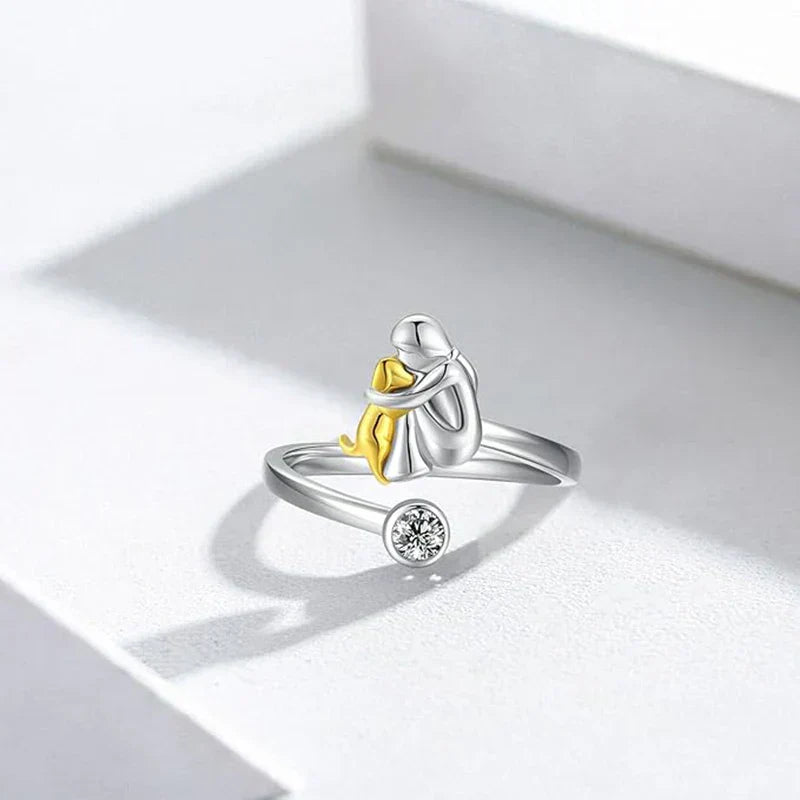 Roos™ - Ring mit Hundenicoon