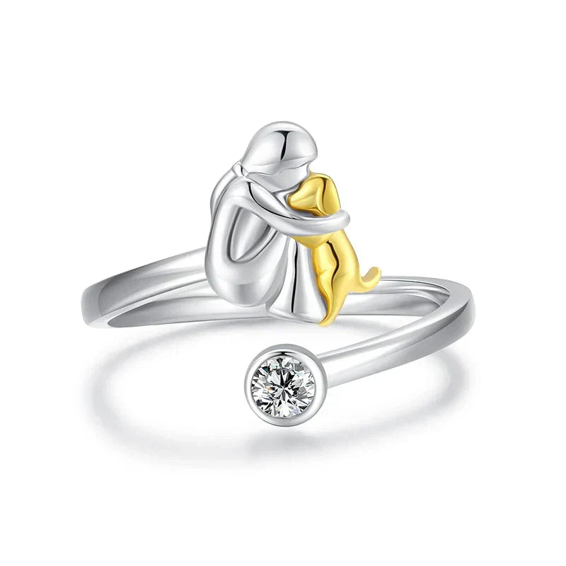 Roos™ - Ring mit Hundenicoon
