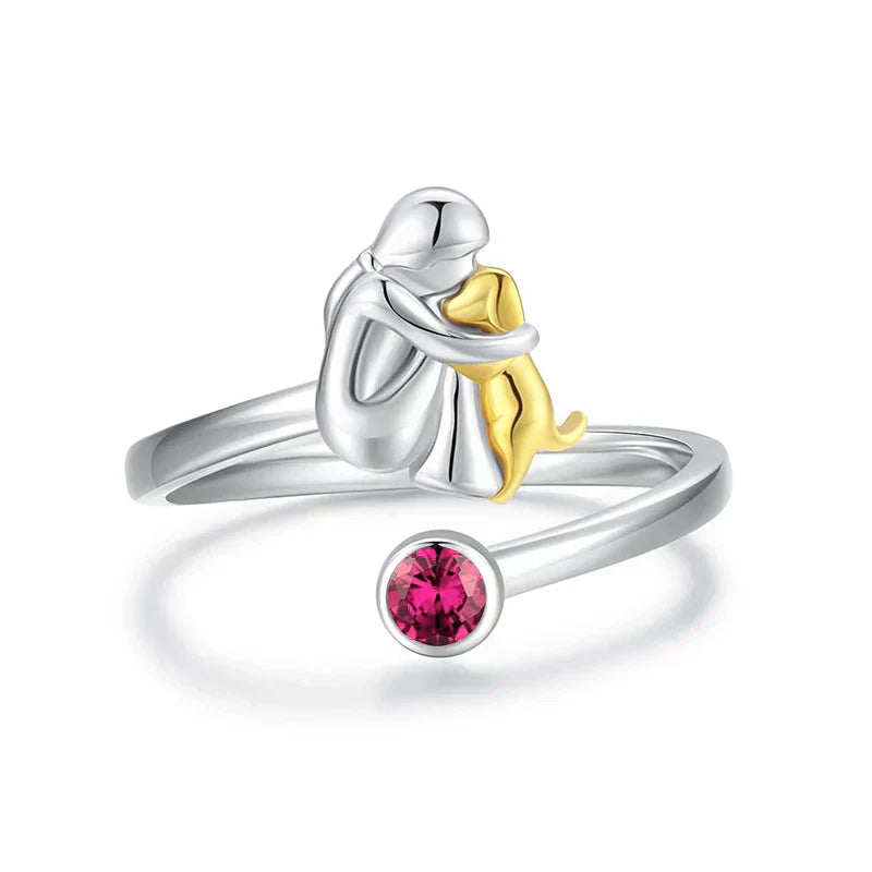 Roos™ - Ring mit Hundenicoon