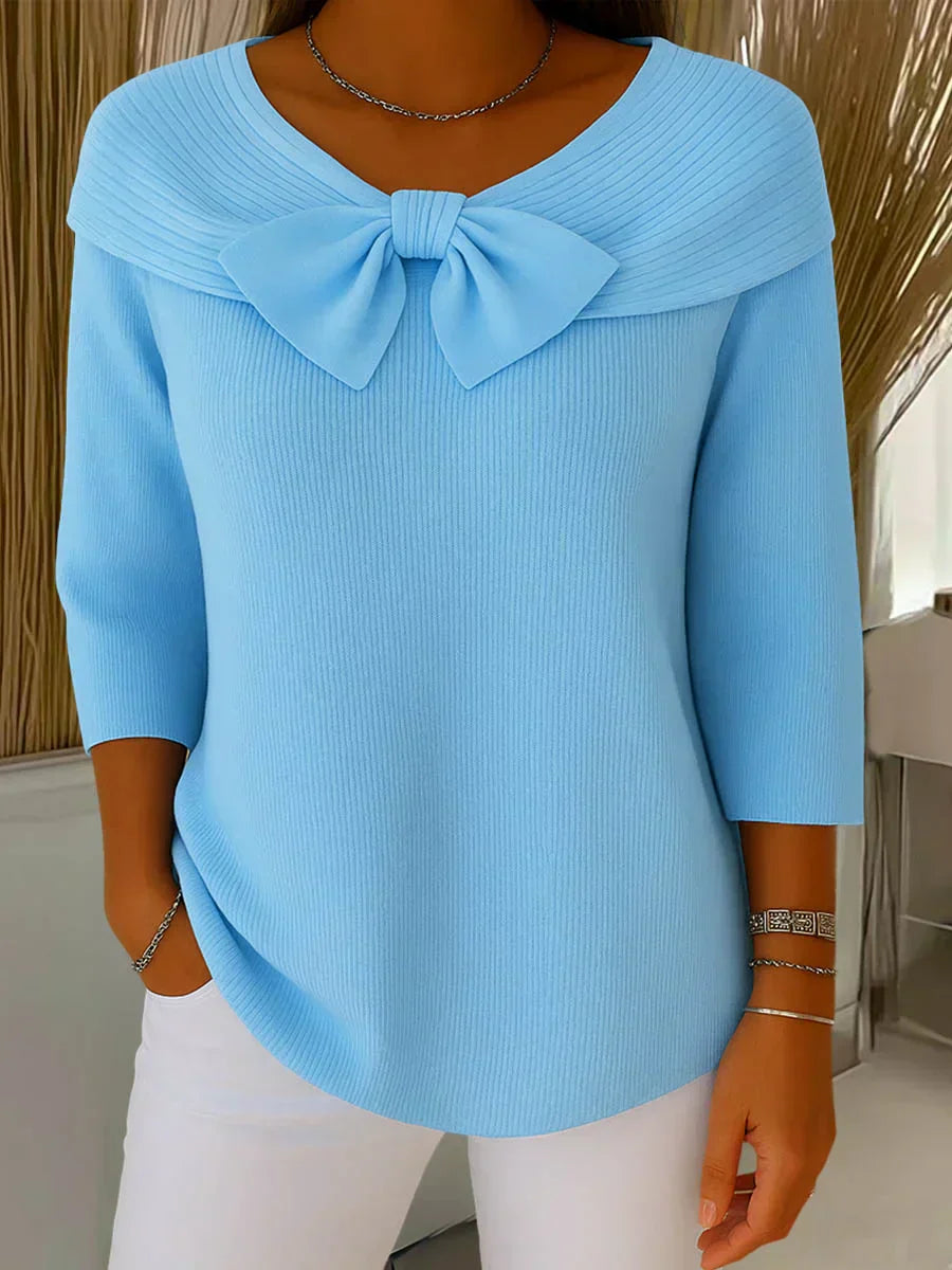 FLEUR | Elegante Bluse mit Schleife und Perfektem Sitz