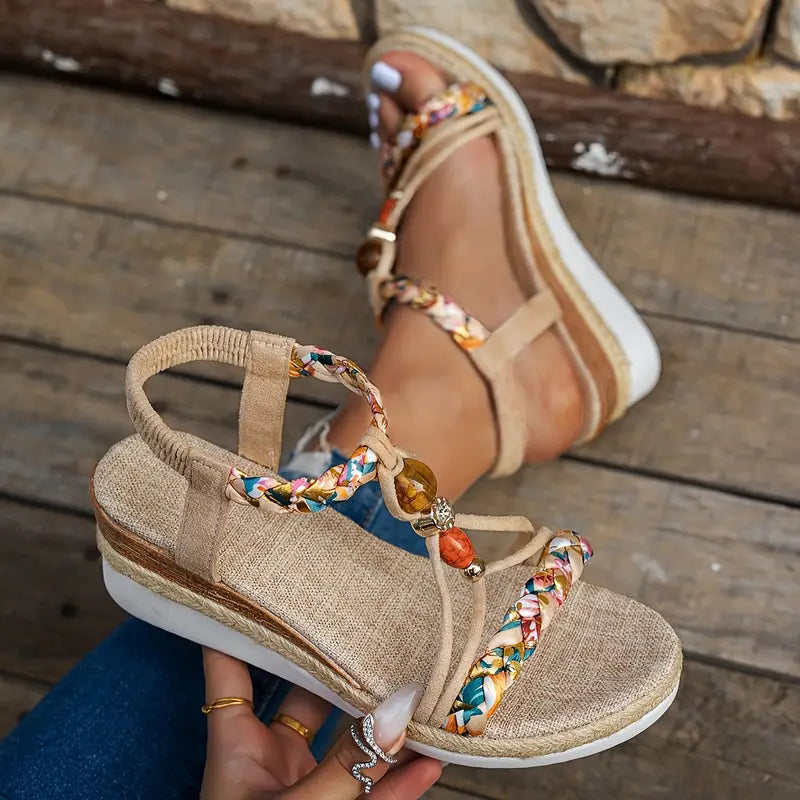 SANNE | Bequeme Sandalen mit Niedrigem Absatz für Jeden Sommeranlass