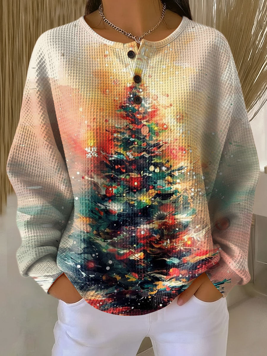 Ella | Pullover mit Weihnachtsbaum und Gemütlichkeit