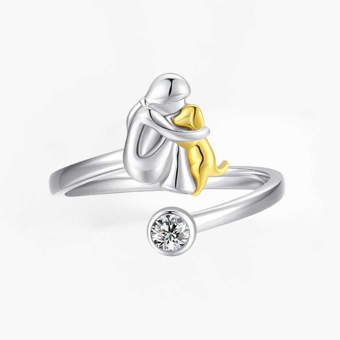 Roos™ - Ring mit Hundenicoon