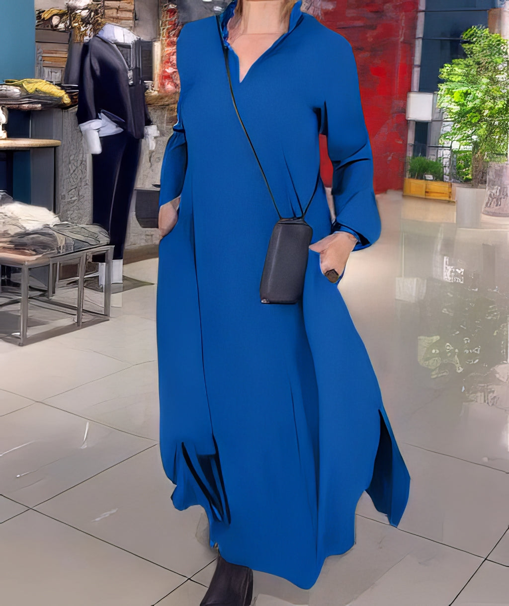 CLAUDIA | Elegantes und Modisches Langes Elastisches Kleid