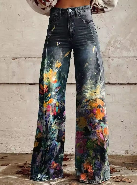 LORINA | Boho-Chic Fließende und Bequeme Hose