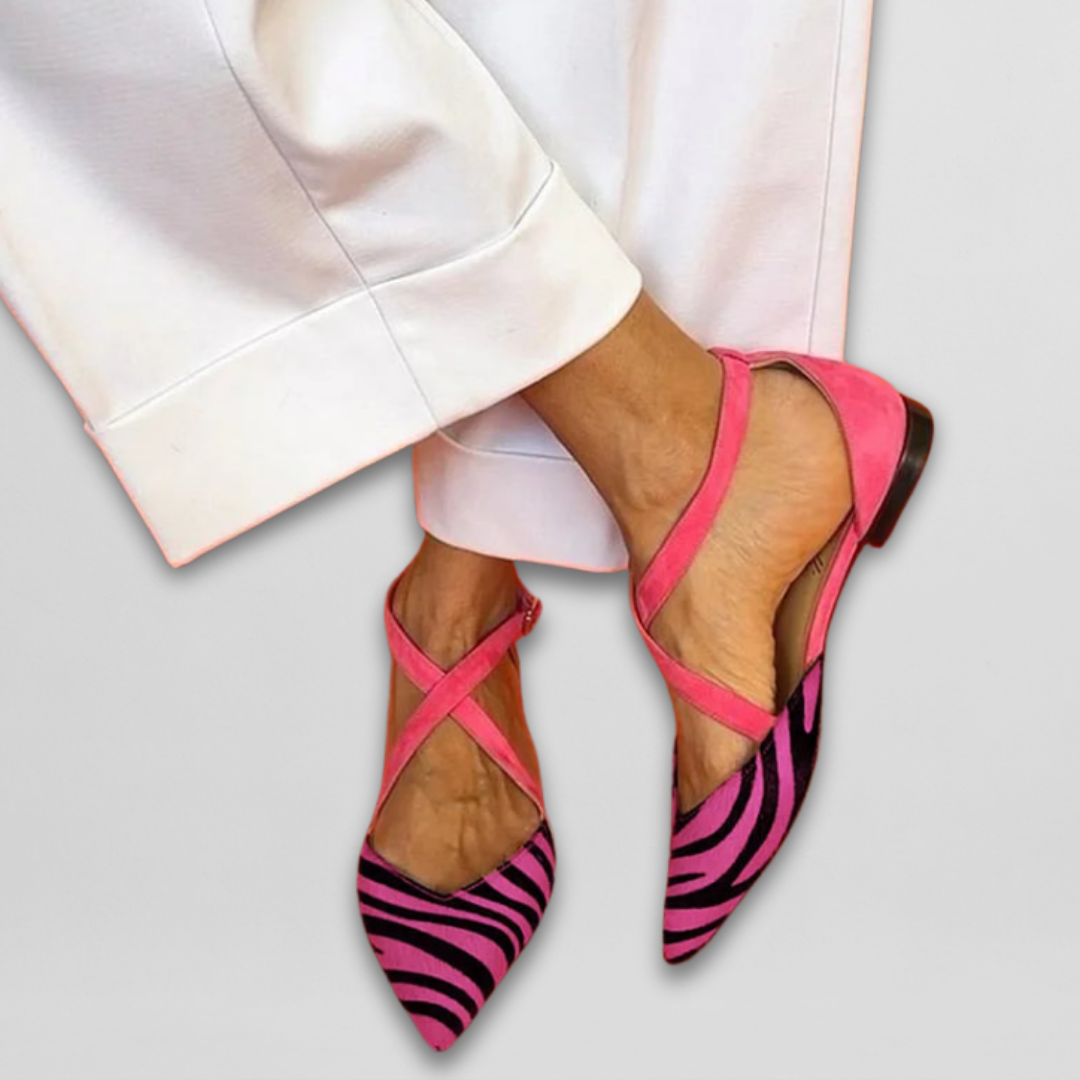 Elisa™ | Ballerina mit Riemchen