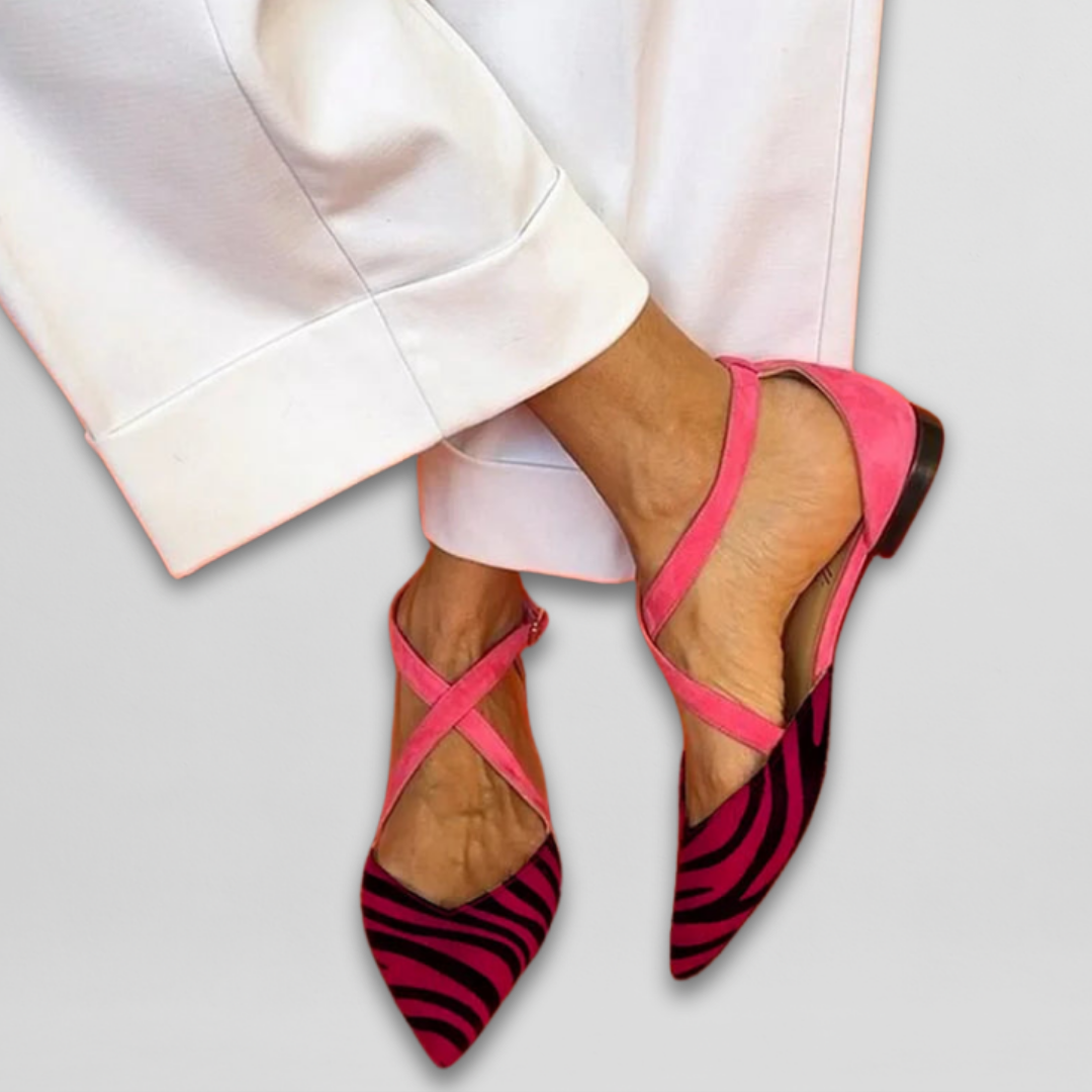 Elisa™ | Ballerina mit Riemchen