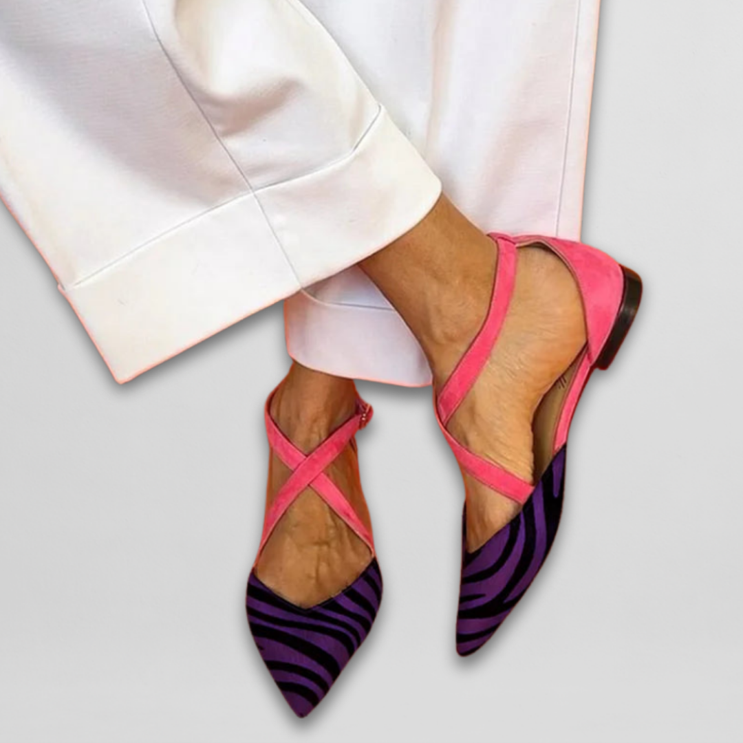 Elisa™ | Ballerina mit Riemchen