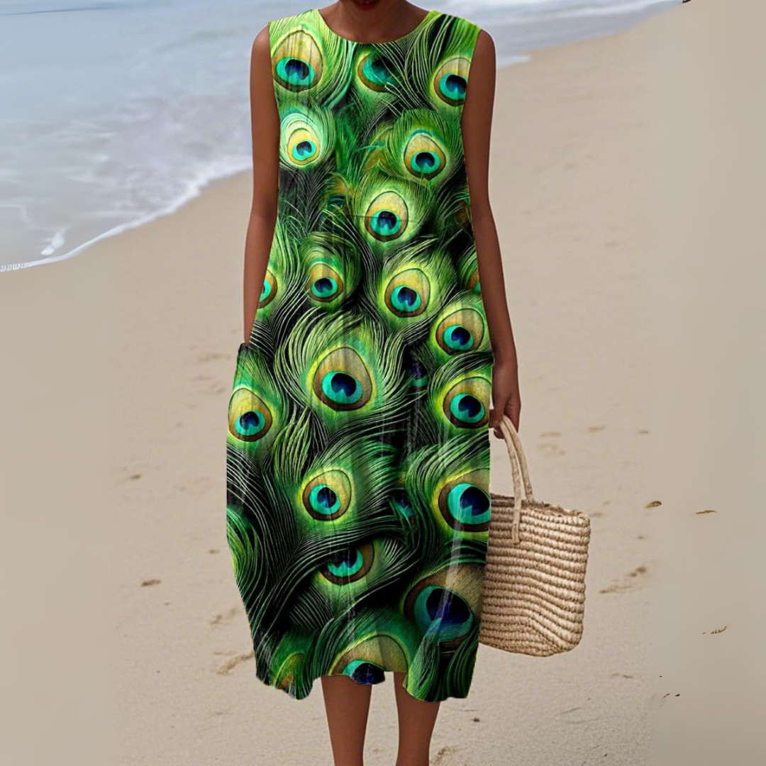 Celina™ | Aquarel Pauwenjurk