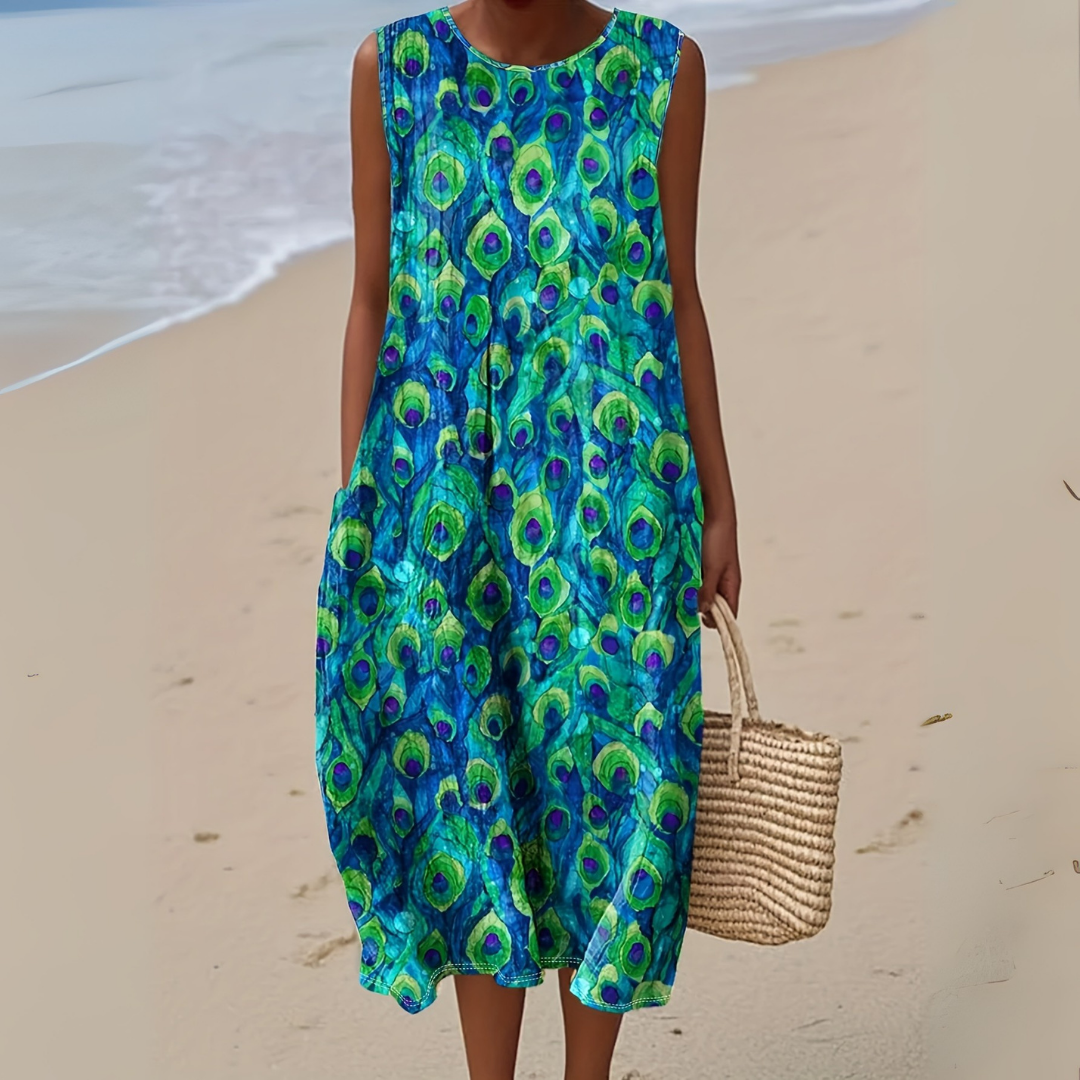 Celina™ | Aquarel Pauwenjurk