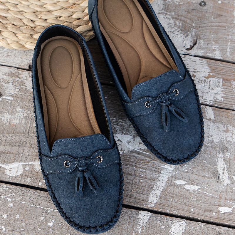 Ulyssa - Damen Loafers mit Schleifendetail und flexibler Sohle