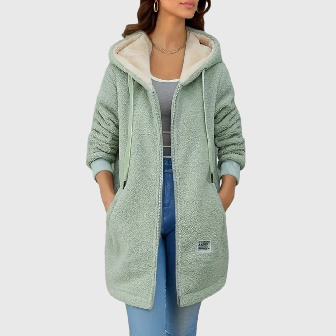 ELENA | Warme Fleecejacke mit Bequemer Passform und Lässig Eleganter Ausstrahlung