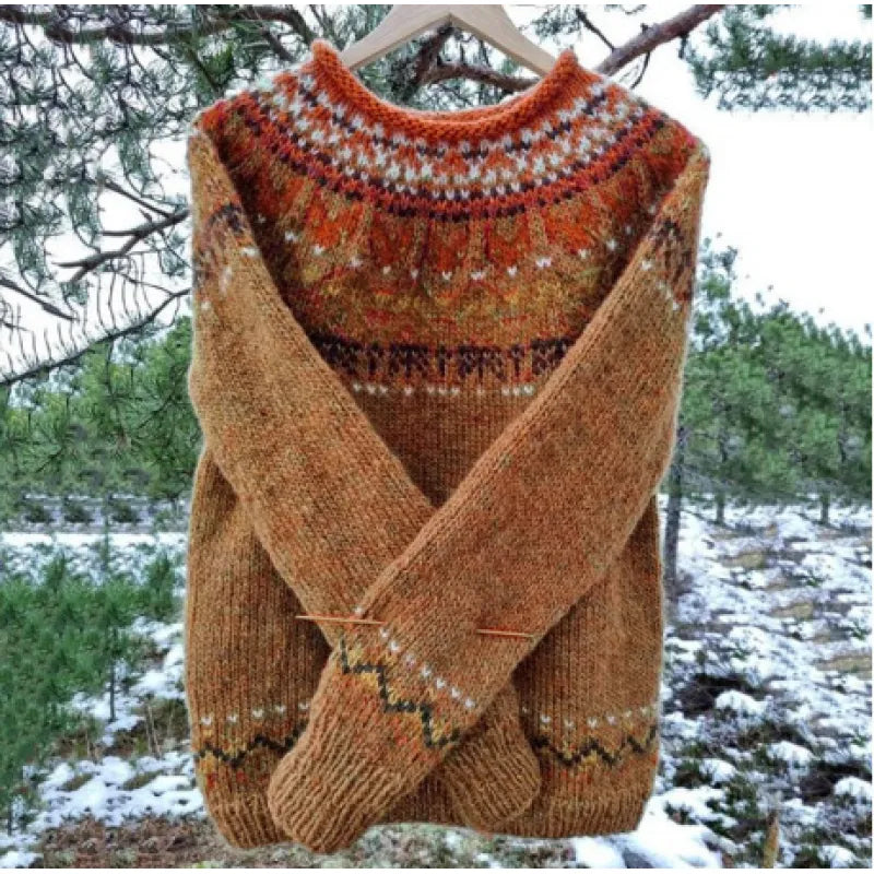Solveig – Warmer Pullover mit klassischen Winterdetails