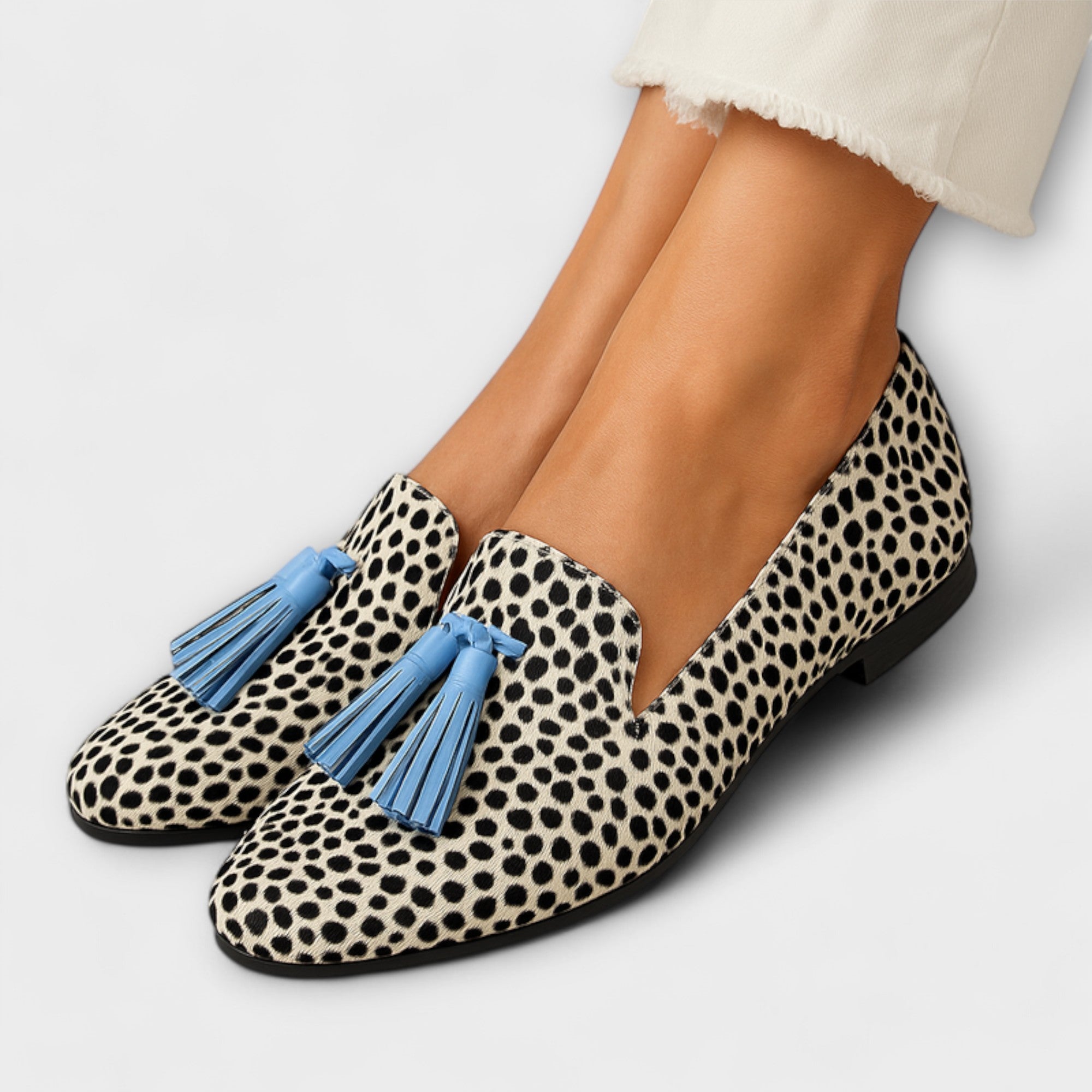 Mira - Slipper mit Pompon