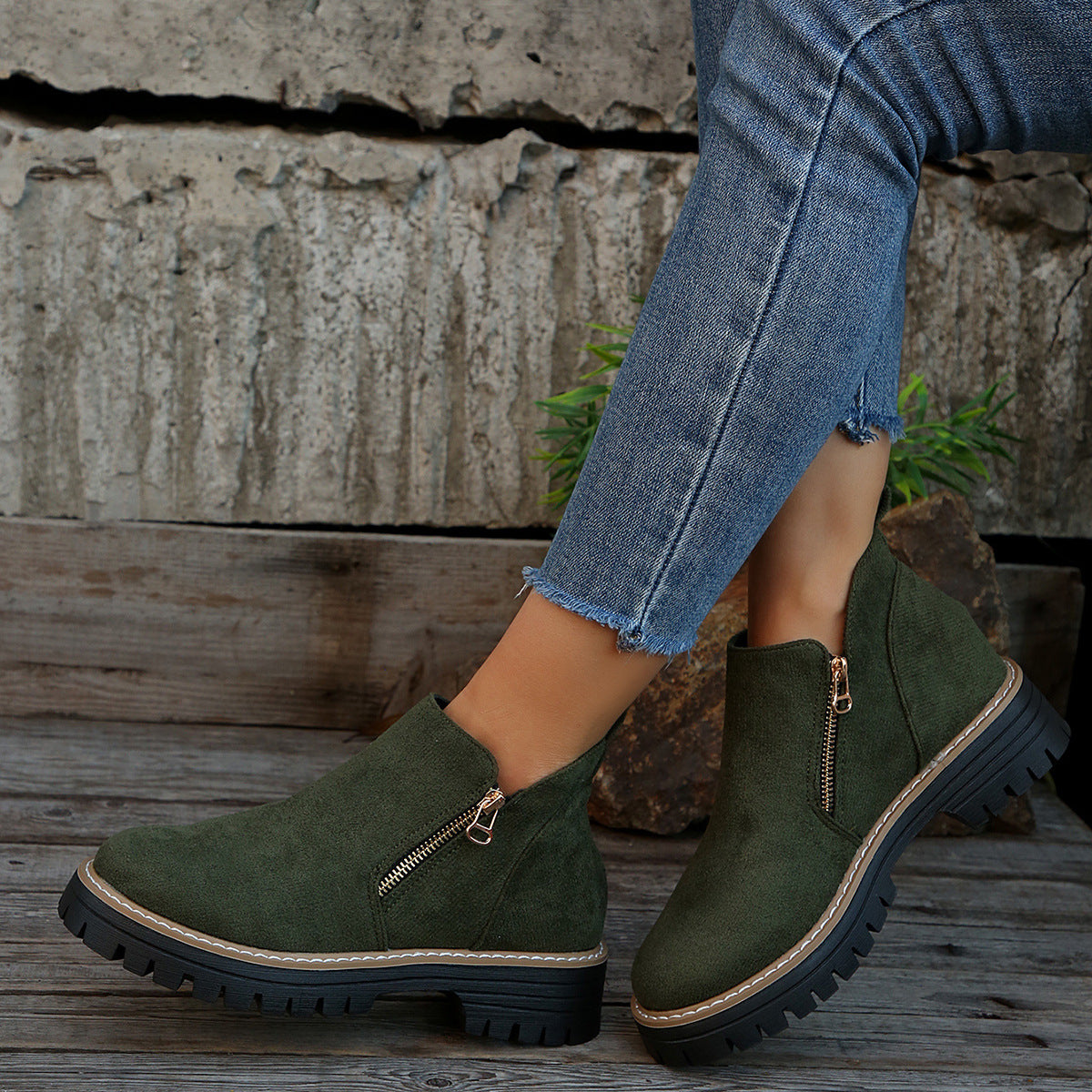 SANNE | Damen Stiefeletten mit Wasserdichtem Komfort und Stilvollem Grip für Jeden Tag