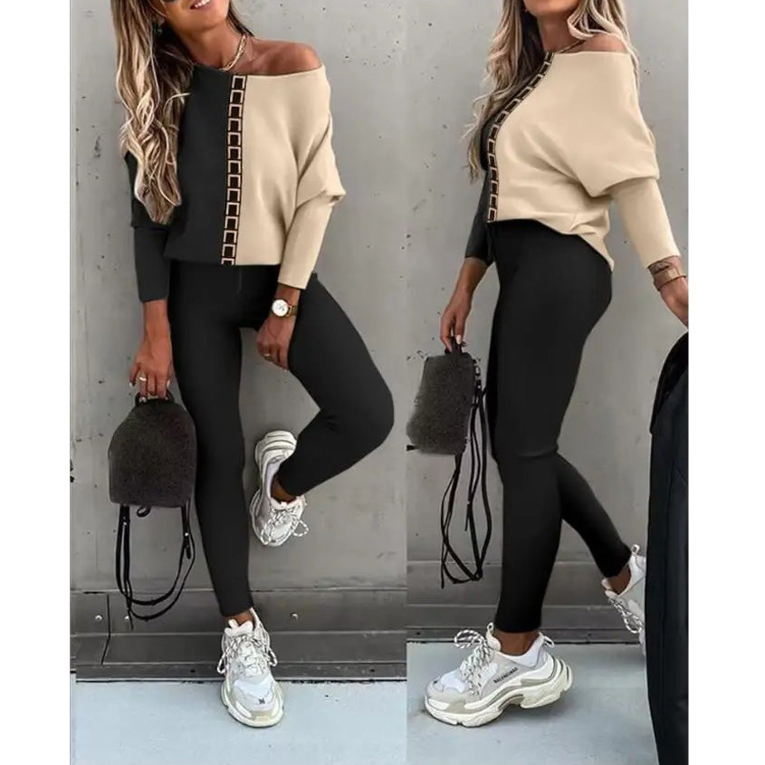 LUNACHIC - SET AUS MODETRENDIGEM PULLOVER UND HOSE
