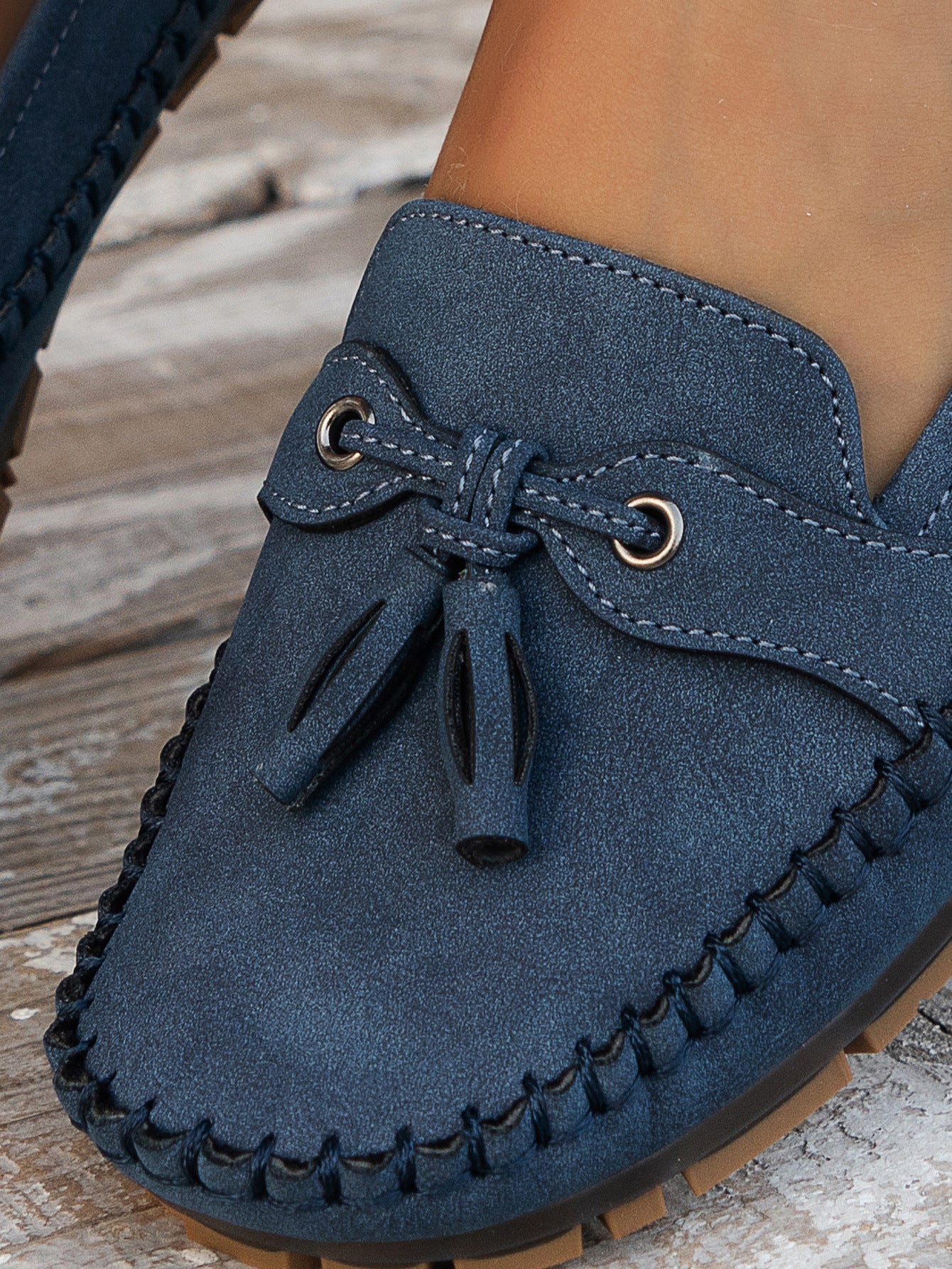 Ulyssa - Damen Loafers mit Schleifendetail und flexibler Sohle