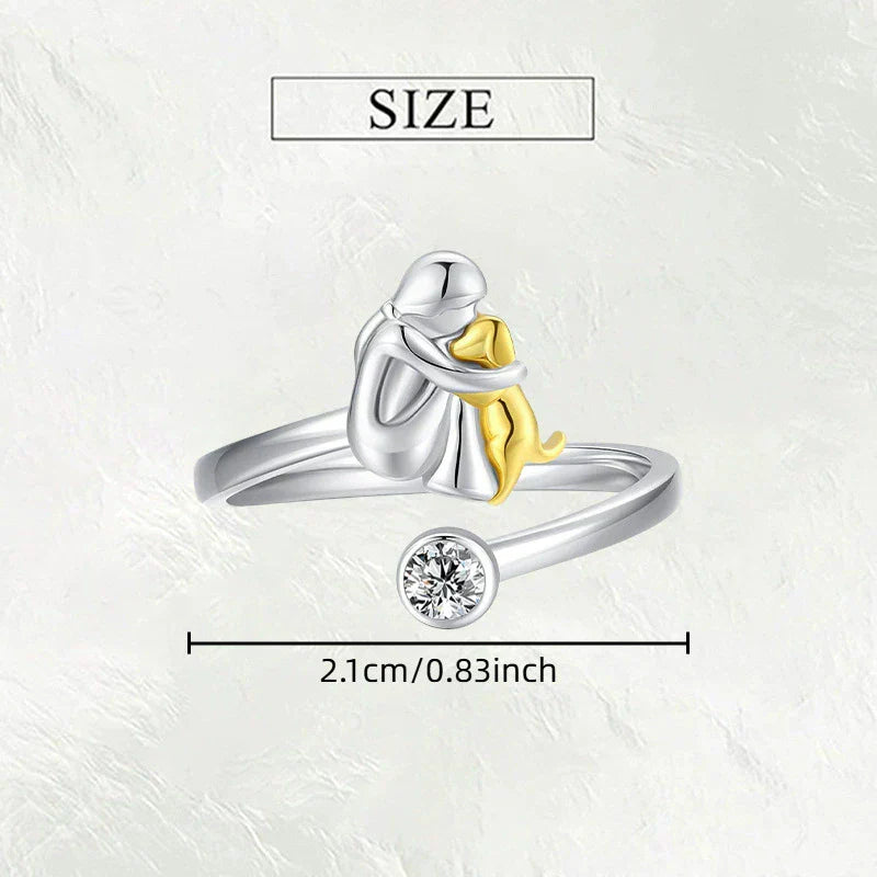 Roos™ - Ring mit Hundenicoon