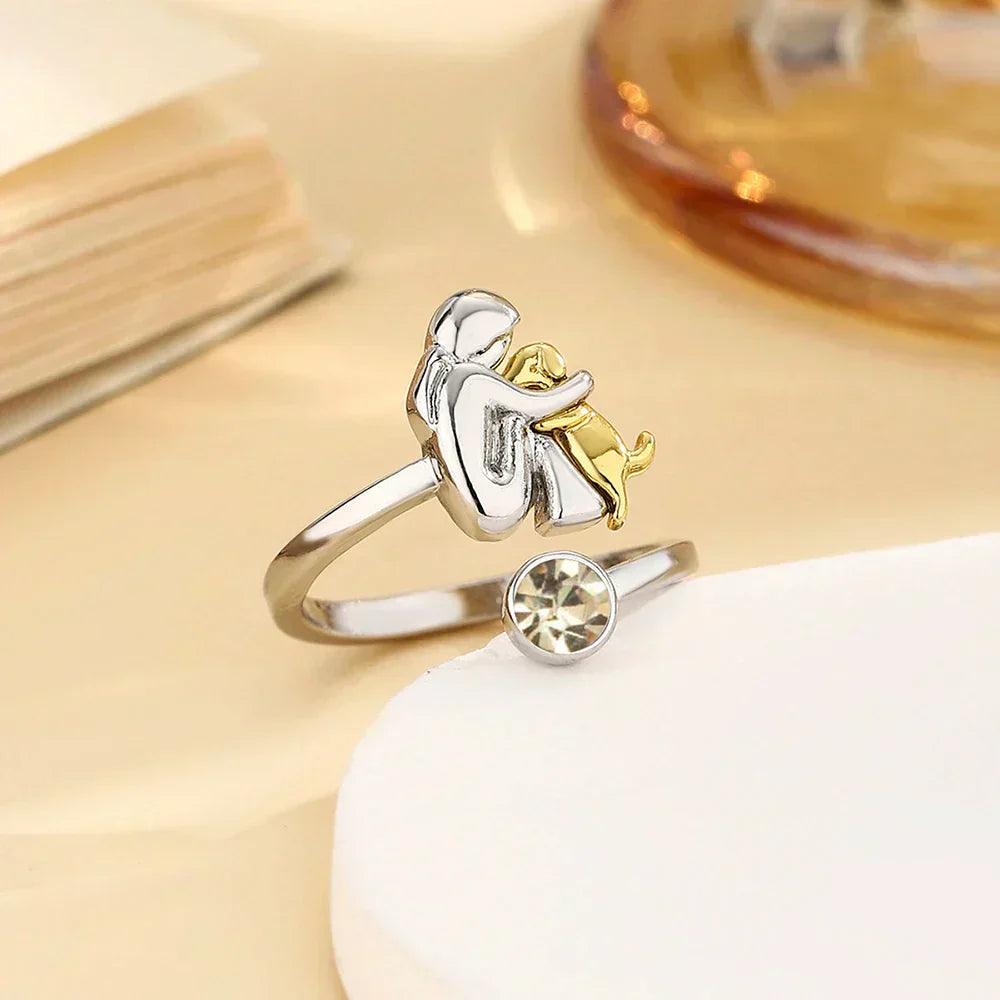 Roos™ - Ring mit Hundenicoon