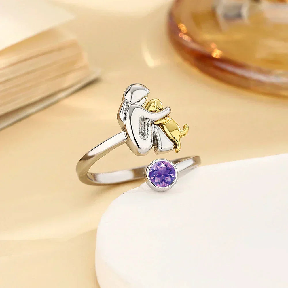 Roos™ - Ring mit Hundenicoon