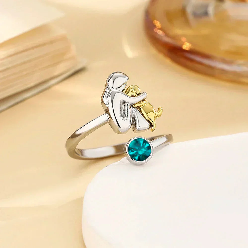 Roos™ - Ring mit Hundenicoon