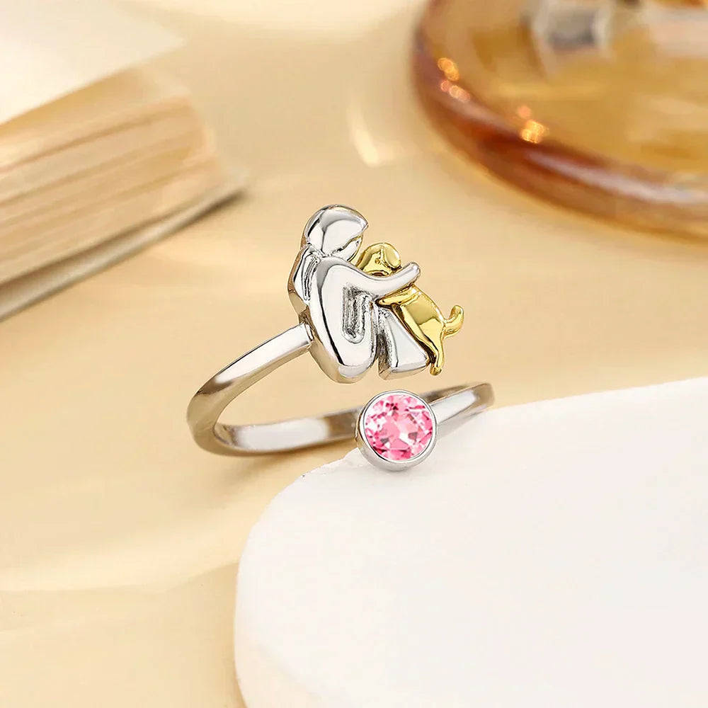Roos™ - Ring mit Hundenicoon