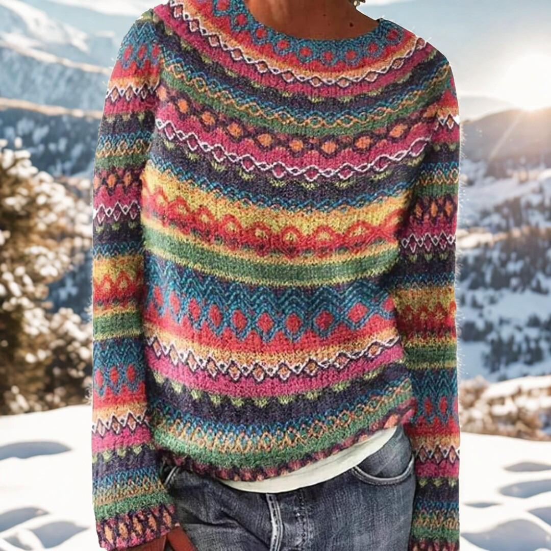 Liv – Winterpullover mit zeitlosem skandinavischem Muster