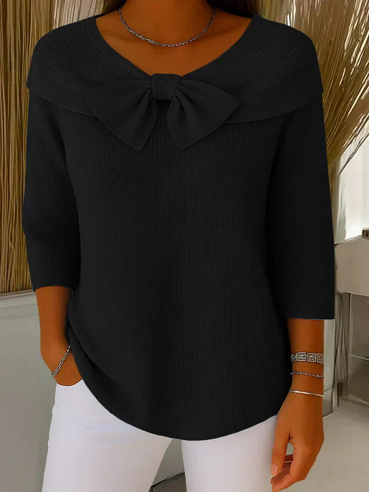 FLEUR | Elegante Bluse mit Schleife und Perfektem Sitz