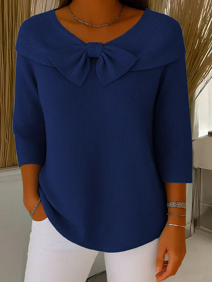 FLEUR | Elegante Bluse mit Schleife und Perfektem Sitz