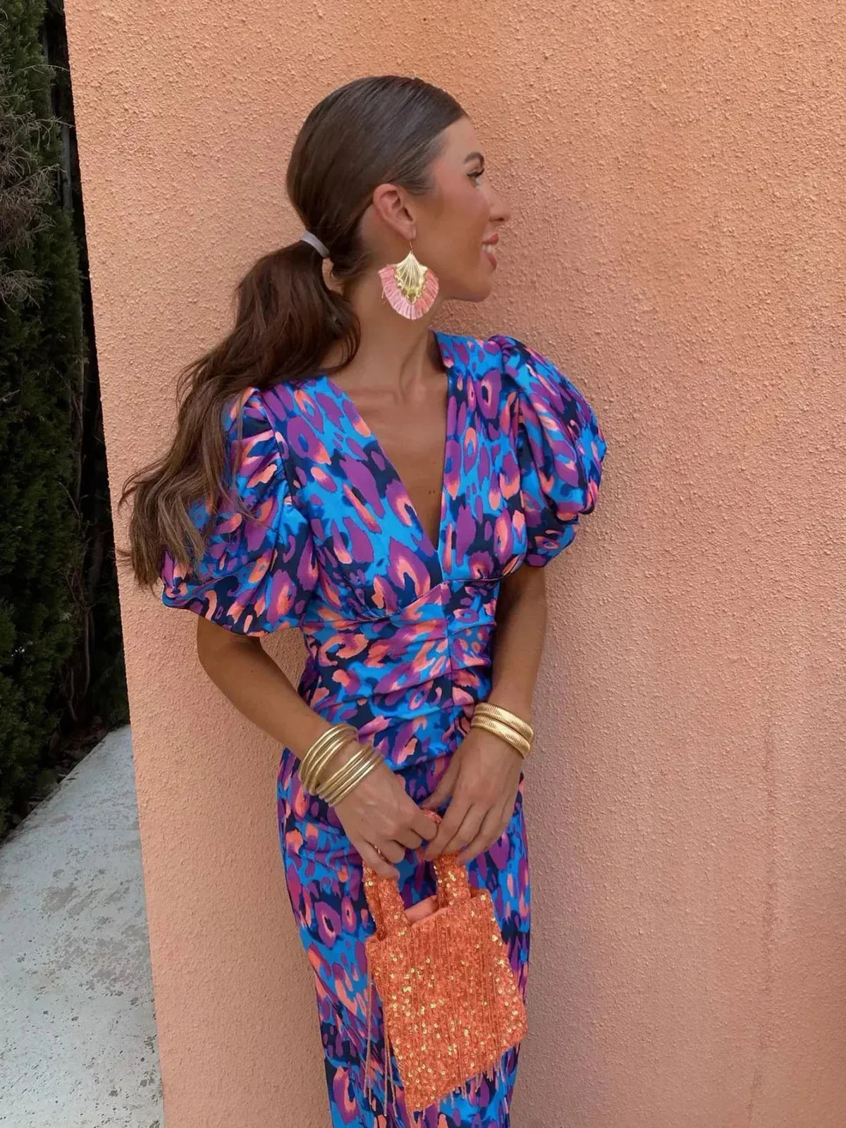 Evelien™ | Lange Bunte Kleid
